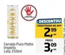 Tenda Atacado Cerveja Puro Malte Império oferta
