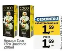 Tenda Atacado Água de Coco Coco Quadrado oferta