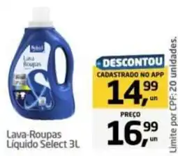 Tenda Atacado Lava-Roupas Líquido Select oferta