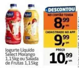 Tenda Atacado Iogurte Líquido Select Morango ou Salada de Frutas oferta