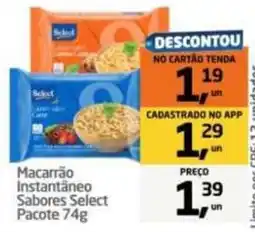 Tenda Atacado Macarrão Instantâneo Sabores Select oferta