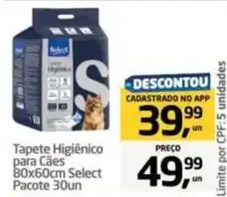Tenda Atacado Tapete Higiênico para Cães Select oferta