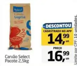 Tenda Atacado Carvão vegetal oferta