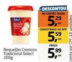 Tenda Atacado Requeijão Cremoso Tradicional Select oferta
