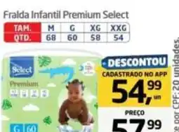 Tenda Atacado Fralda infantil premium select oferta