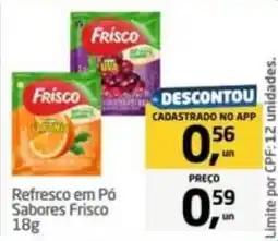 Tenda Atacado Refresco em Pó Sabores Frisco oferta