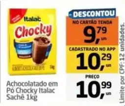 Tenda Atacado Achocolatado em Pó Chocky Italac Sachê 1kg oferta