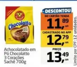 Tenda Atacado Achocolatado em Pó Chocolatto 3 Corações oferta