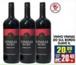 Higa's Supermercado vinho vinhas do sul bordo oferta