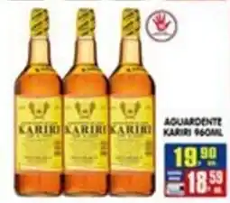 Higa's Supermercado Aguardente kariri 960ml oferta