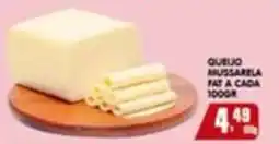 Higa's Supermercado Queijo mussarela fat a cada 1000g oferta