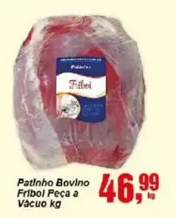 Negreiros Patinho bovino fribol peça a vácuo oferta