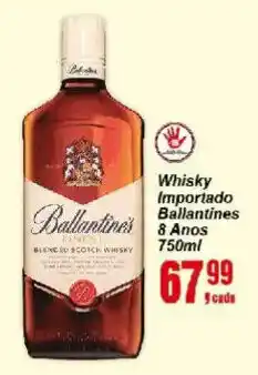 Negreiros Whisky importado ballantines 8 anos oferta
