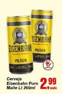 Negreiros Cerveja Eisenbahn Puro Malte oferta