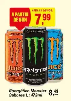 Negreiros Energético Monster Sabores oferta