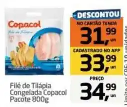 Tenda Atacado Filé de Tilápia Congelada Copacol Pacote oferta