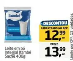 Tenda Atacado Leite em pó Integral Itambé oferta