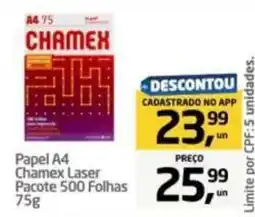 Tenda Atacado Papel a4 chamex laser oferta