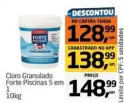 Tenda Atacado Cloro Granulado Forte Piscinas 5 em 1 oferta