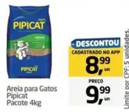 Tenda Atacado Areia para Gatos Pipicat oferta