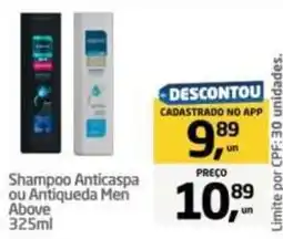 Tenda Atacado Shampoo Anticaspa ou Antiqueda Men Above oferta
