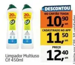Tenda Atacado Limpador Multiuso Cif oferta