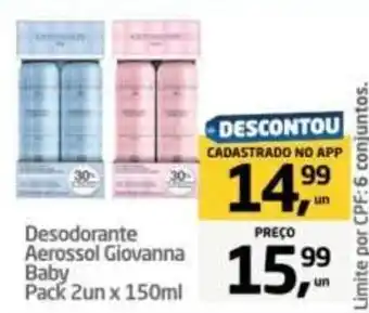 Desodorante Aerossol Giovanna Baby