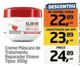 Tenda Atacado Creme Máscara de Tratamento Reparador Elseve Tipos oferta