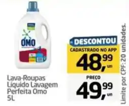 Tenda Atacado Lava-Roupas Líquido Lavagem Perfeita Omo oferta