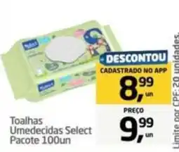 Tenda Atacado Toalhas Umedecidas Select oferta