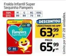 Tenda Atacado Fralda infantil super sequinha pampers oferta