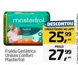Tenda Atacado Fralda Geriátrica Unissex Confort Masterfal oferta