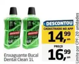 Tenda Atacado Enxaguante Bucal Dental Clean oferta