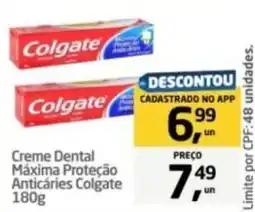 Tenda Atacado Creme Dental Máxima Proteção Anticáries Colgate oferta