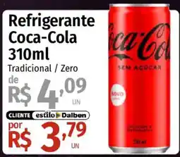 Supermercado Dalben Refrigerante coca-cola tradicional / zero oferta