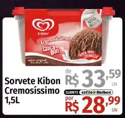 Supermercado Dalben Sorvete Kibon Cremosíssimo oferta
