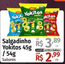 Supermercado Dalben Salgadinho yokitos oferta
