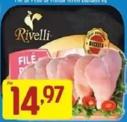 Supermercados Guanabara File de Frango Rivelli Bandejo Kg oferta