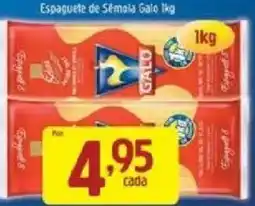 Supermercados Guanabara Espaguete de Sêmola Galo oferta