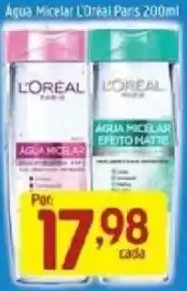 Supermercados Guanabara Água micelar l'oreal paris oferta