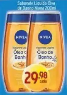 Supermercados Guanabara Sabonete liquido oleo de banho nivea oferta