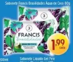 Supermercados Guanabara Sabonete Francis Brasilidades Água de Coco oferta