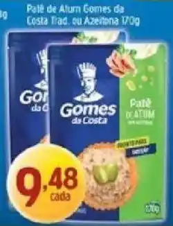 Supermercados Guanabara Patê de Atum Gomes da Costa Trad. ou Azeitona oferta