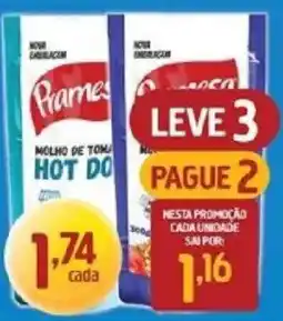 Supermercados Guanabara molho de tomate hot dog oferta