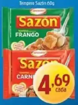 Supermercados Guanabara Sazón frango oferta