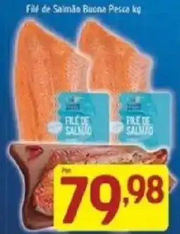 Supermercados Guanabara Filé de salmão buona pesca kg oferta