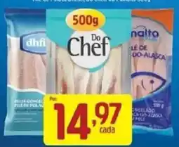 Supermercados Guanabara Pele de polvo congelado do chef oferta