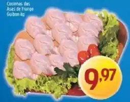 Supermercados Guanabara Coxinhas das Asas de Frango Guibon kg oferta