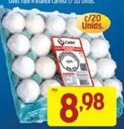 Supermercados Guanabara Ovos tipo A Branco Cartela oferta