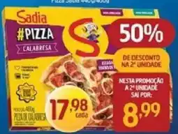 Supermercados Guanabara Pizza calabresa oferta